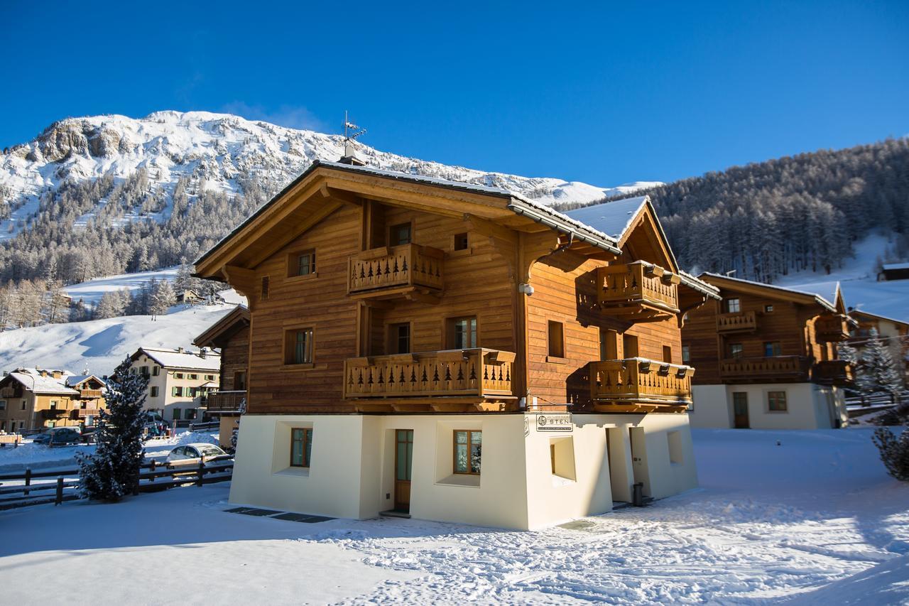 Aparthotel Les Fleurs Bleues à Livigno Extérieur photo